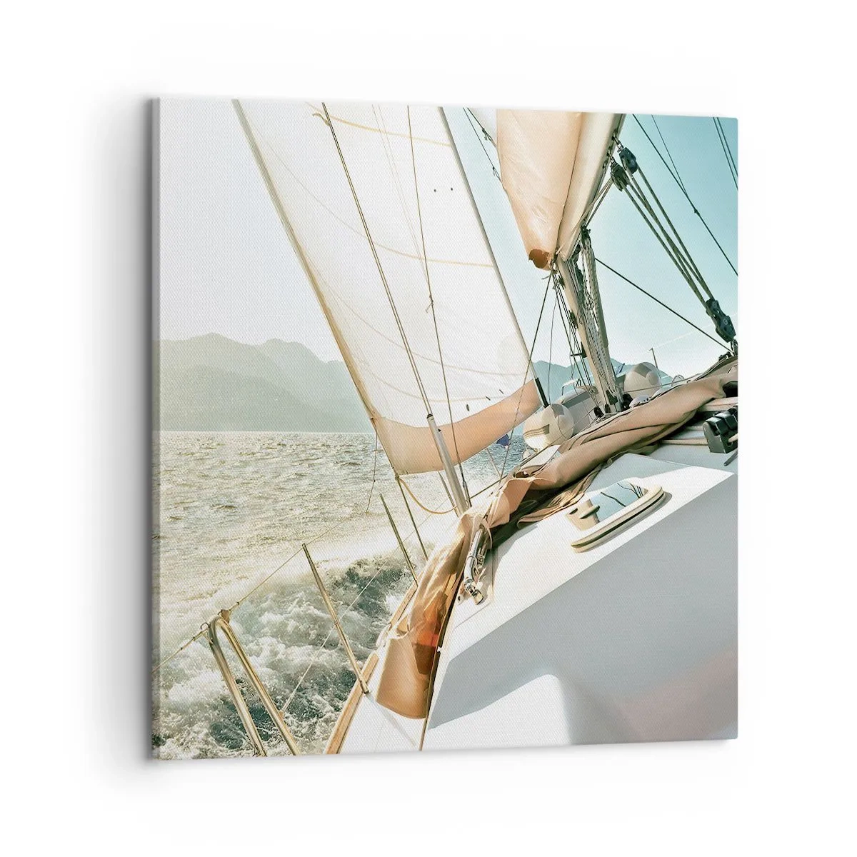 Tablou pe pânză - Pânzele umflate de vânt - 60x60 cm