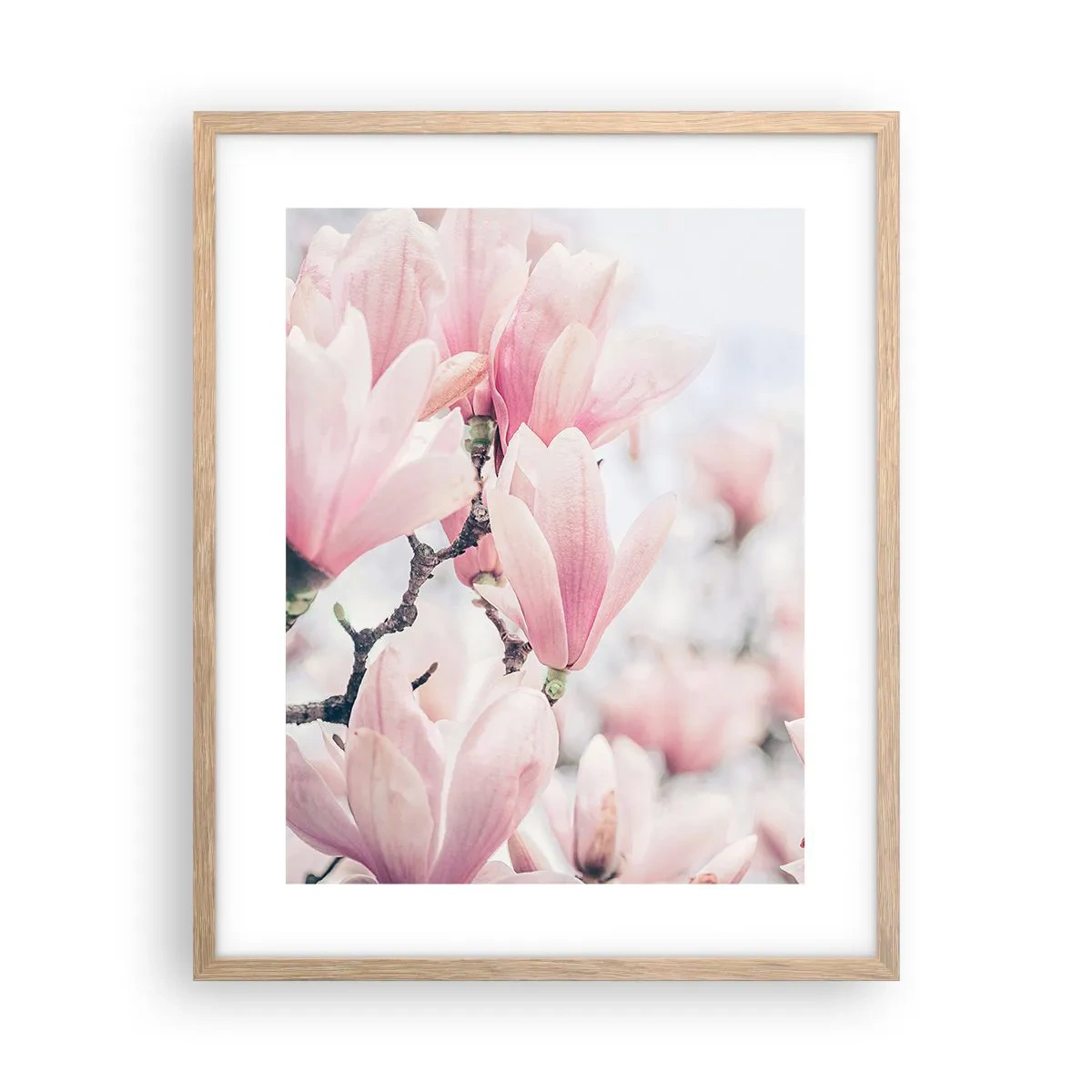 Poster în ramă de stejar deschis - Idealul de subtilitate - 40x50 cm