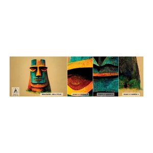 Mostră de Tapet Standard Eco - Statuie, dar simpatică - Statuie, Sculptură, Bucată - 100x30 cm