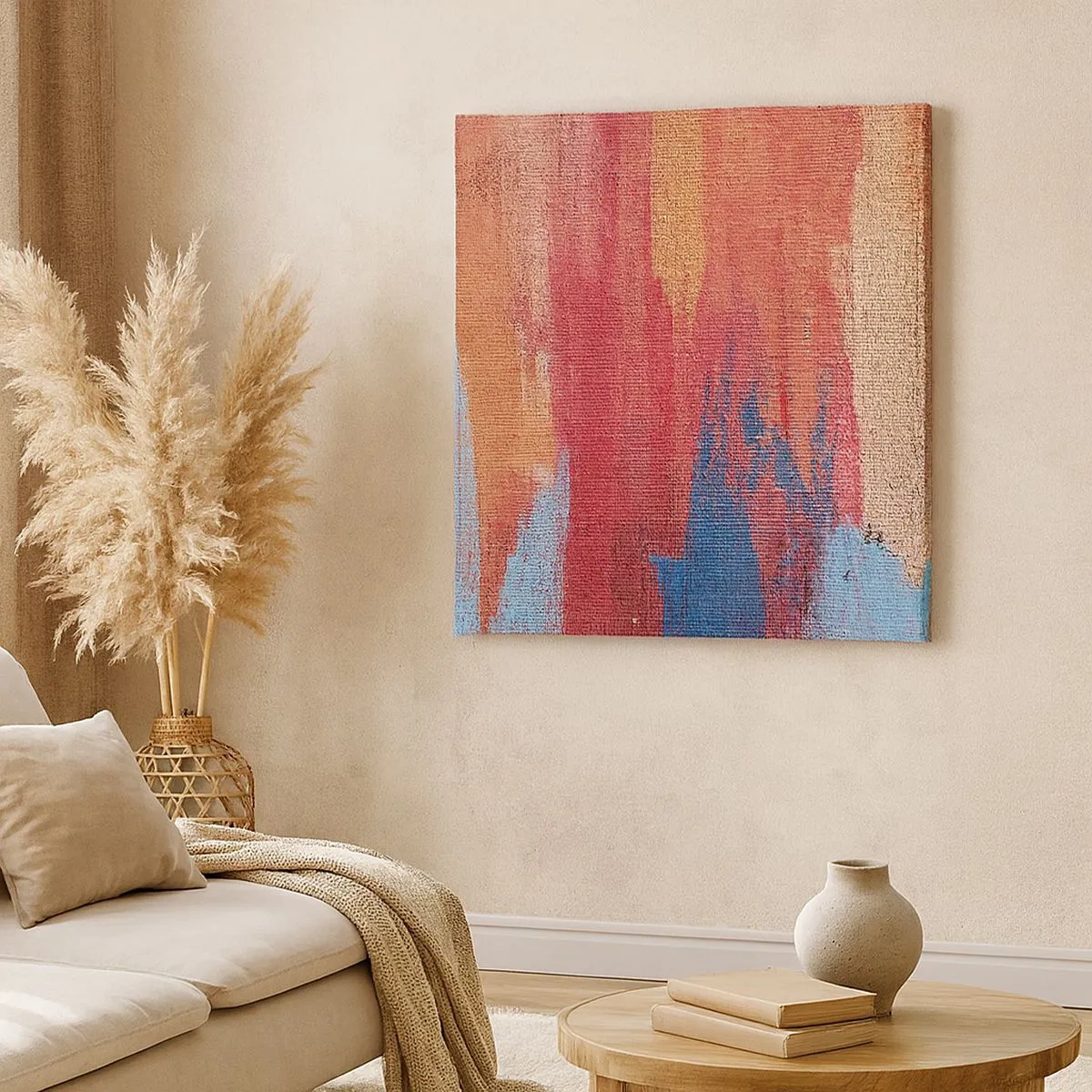 Tablou pe pânză - Plutind prin curcubeu - 30x30 cm