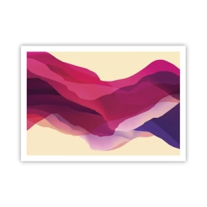 Poster - Valuri de violet - 100x70 cm