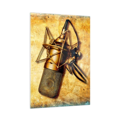 Tablou pe sticlă - Anii de aur ai radioului - 50x70 cm