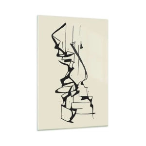 Tablou pe sticlă - Poate că peisajul - 80x120 cm