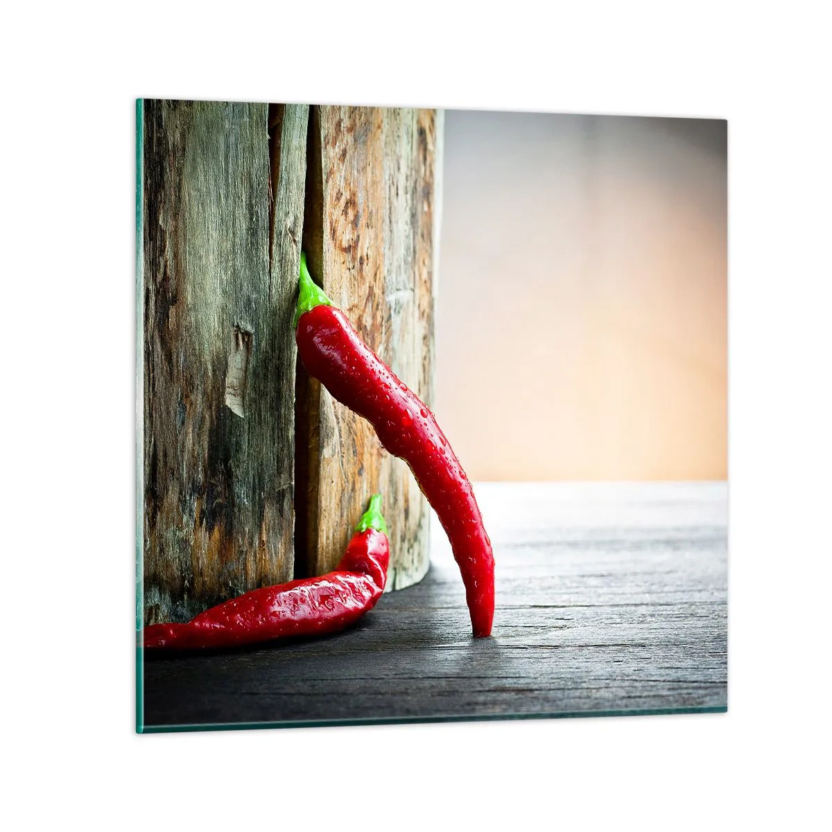 Tablou pe sticlă - Red hot chili peppers - 30x30 cm