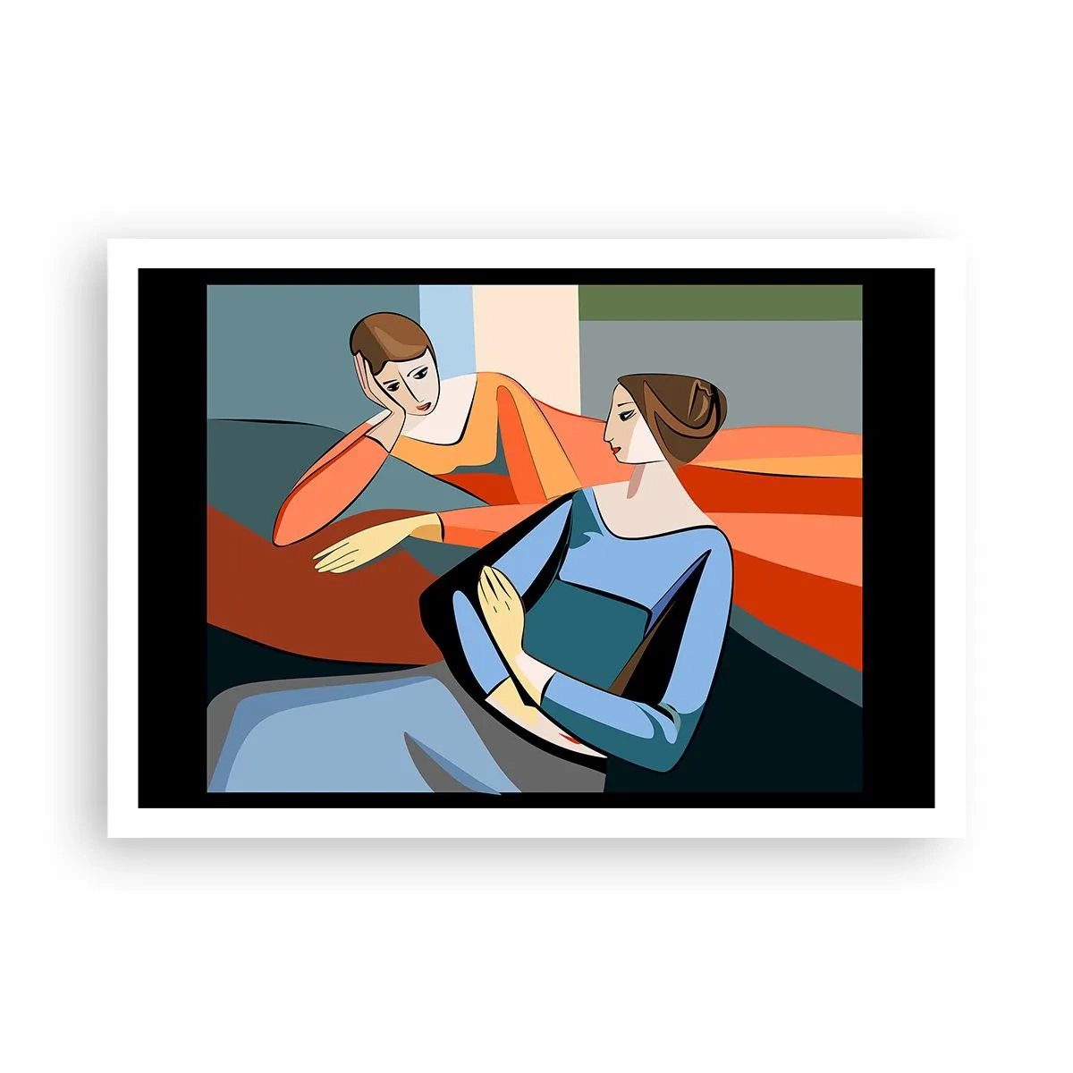 Poster - Un moment de confidențe - 100x70 cm