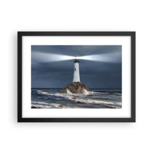 Poster în ramă neagră - Aici... aici...! - 40x30 cm