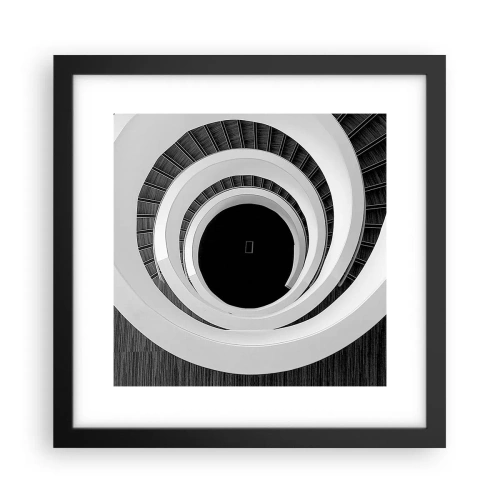 Poster în ramă neagră - Până la miez - 30x30 cm