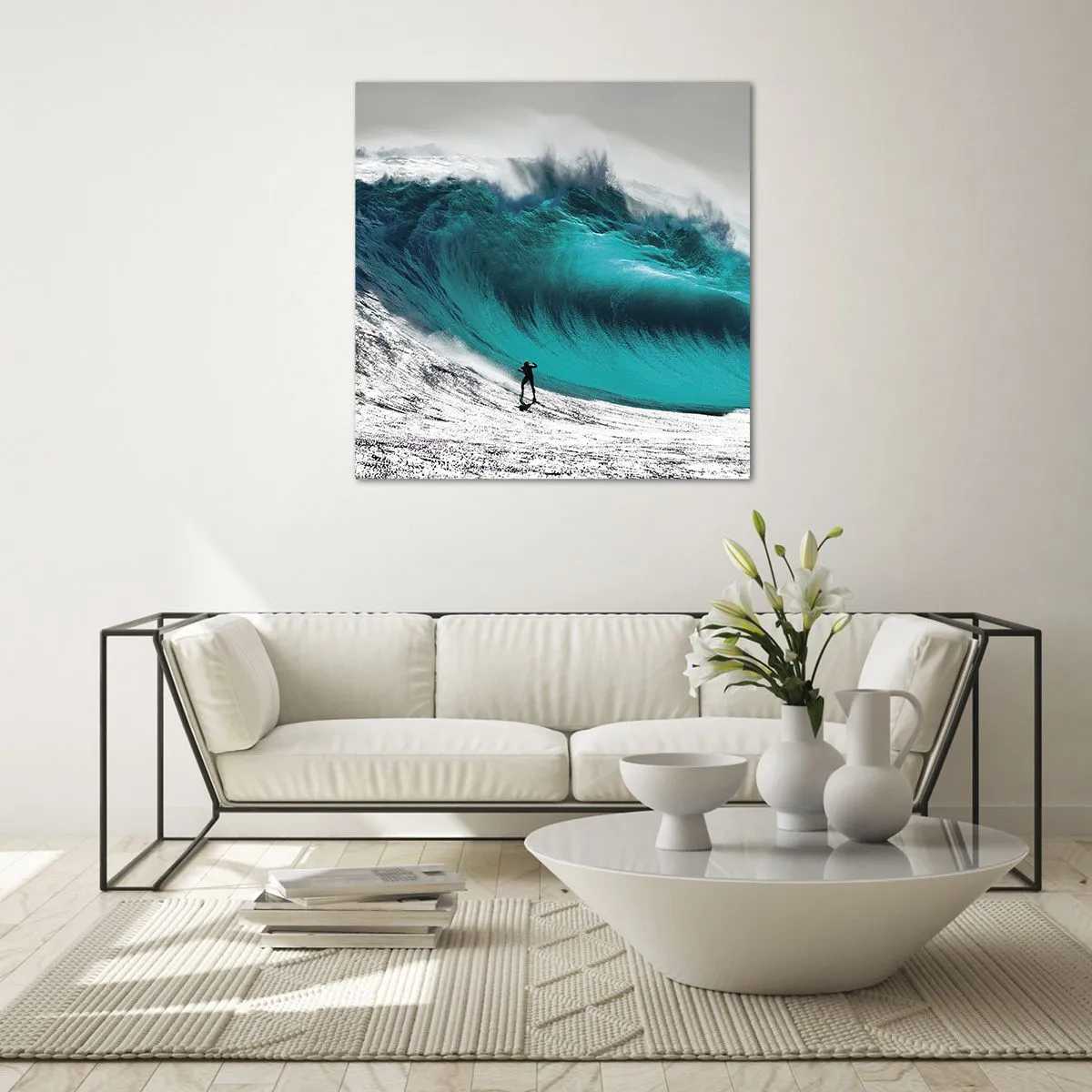 Tablou pe sticlă - Provocare acceptată - 40x40 cm