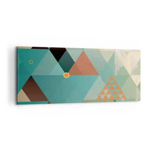 Tablou pe pânză - Unitatea multiplicității, multiplicitatea unității - 100x40 cm