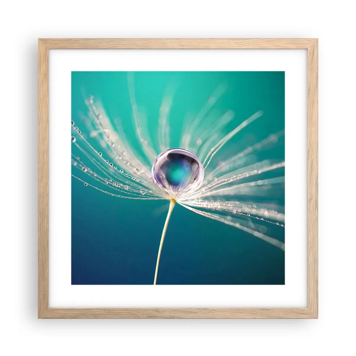 Poster în ramă de stejar deschis - Moment mistic - 40x40 cm