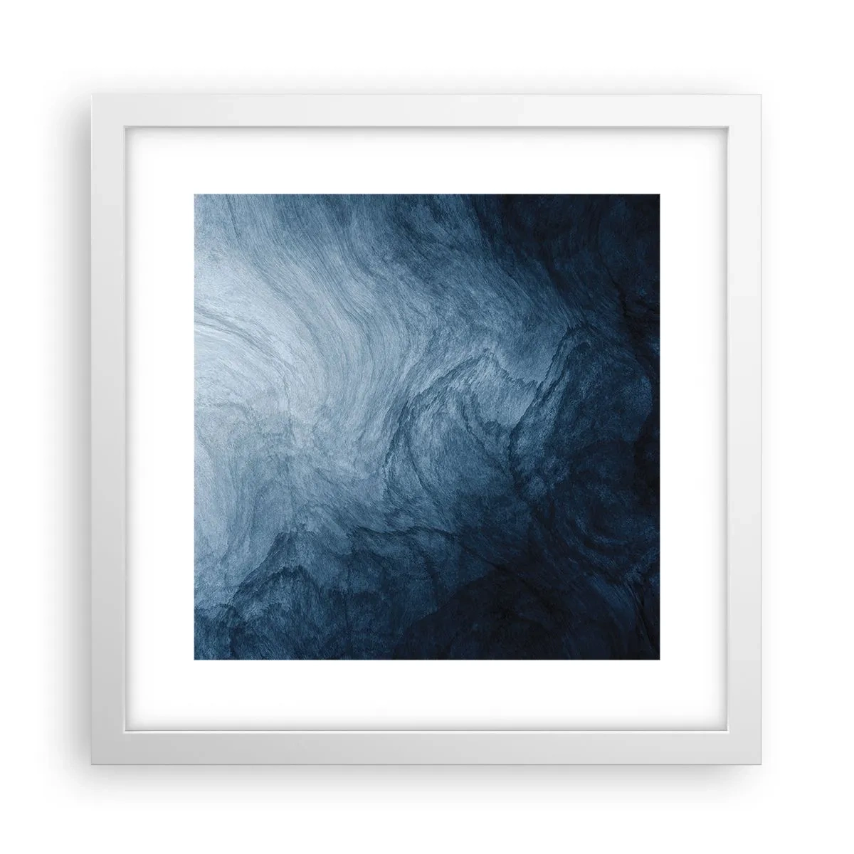 Poster în ramă albă - În adâncuri - 30x30 cm