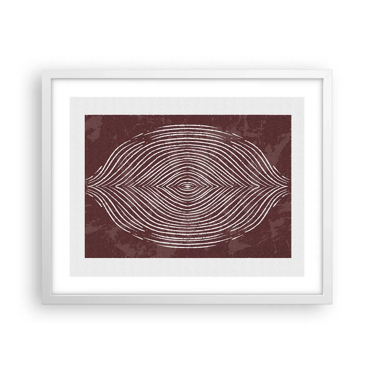 Poster în ramă albă - Spațiul vorbește - 50x40 cm