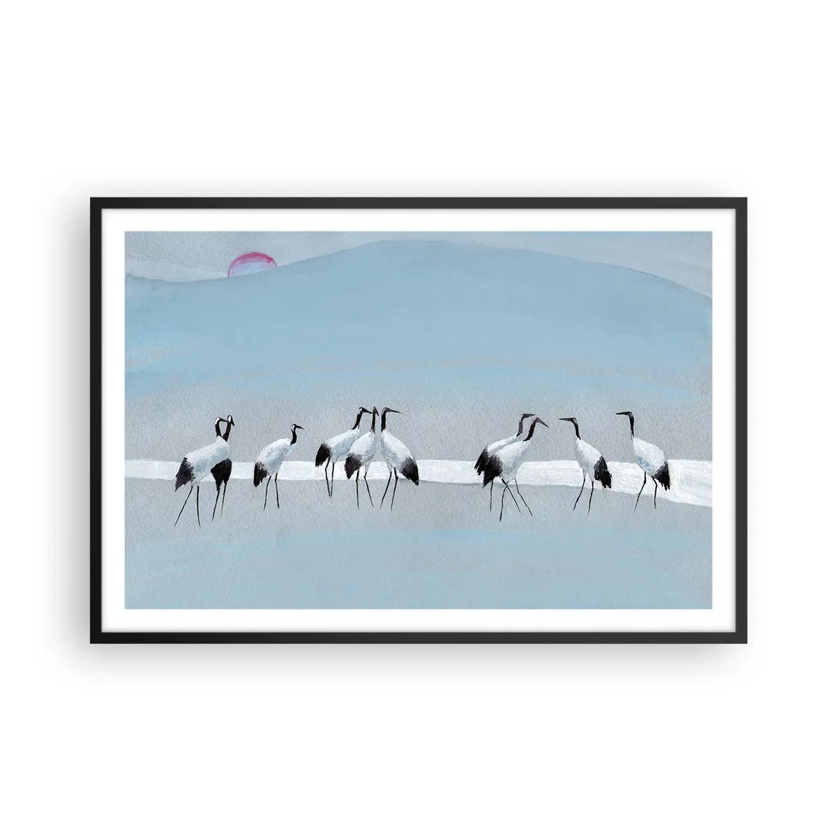 Poster în ramă neagră - După o zi fierbinte - 91x61 cm