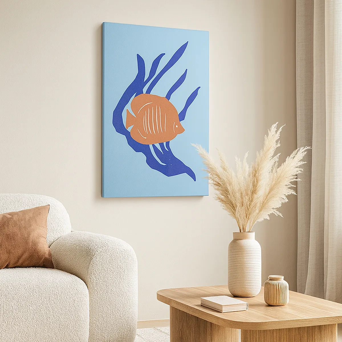 Tablou pe pânză - Rezident din apele de corali - 50x70 cm