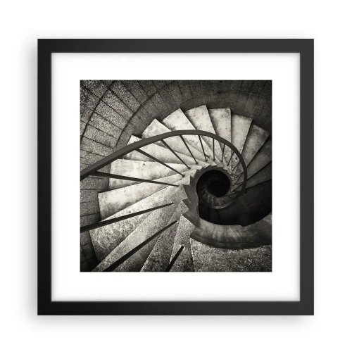 Poster în ramă neagră - În sus și în jos - 30x30 cm