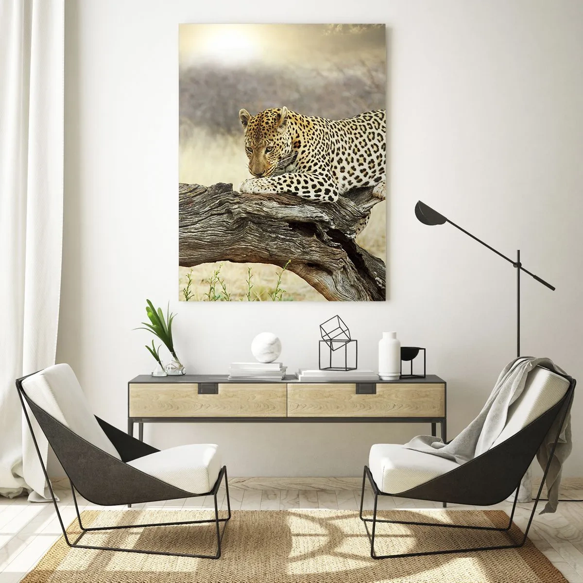 Tablou pe sticlă - Mă duc pe drumul meu - 50x70 cm
