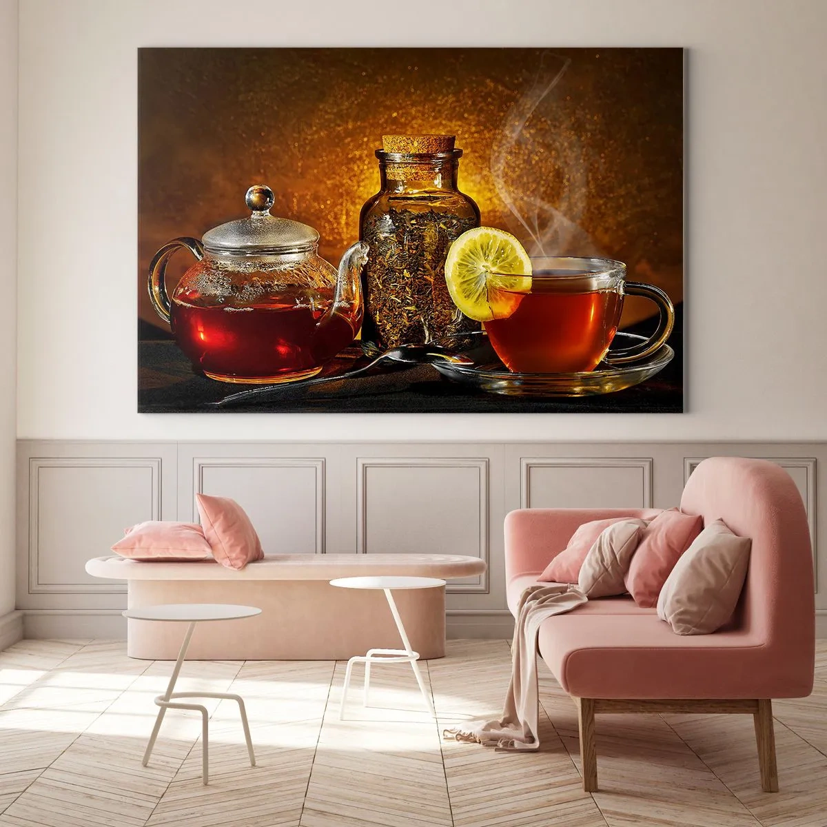 Tablou pe sticlă - În stilul maeștrilor olandezi - 120x80 cm