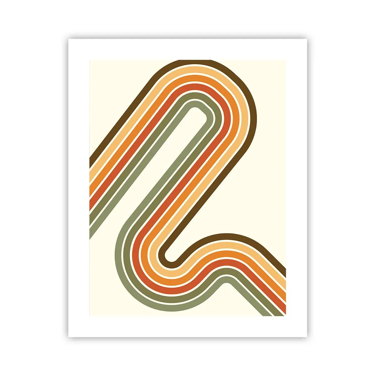 Poster - Cu zigzag până la destinație - 40x50 cm