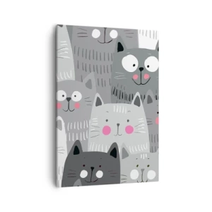 Tablou pe pânză - Lumea felină - 50x70 cm