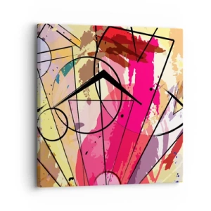 Tablou pe pânză - Explozie - 30x30 cm