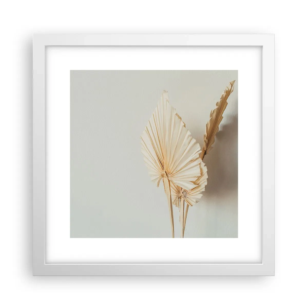 Poster în ramă albă - Când este nevoie de ușurare - 30x30 cm