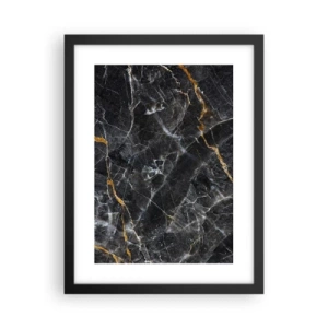 Poster în ramă neagră - Viața interioară a unei pietre - 30x40 cm