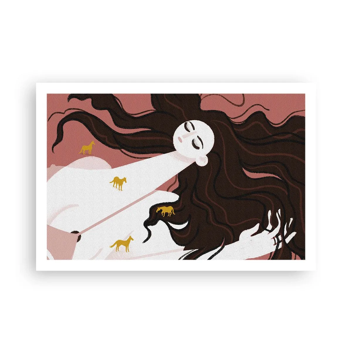 Poster - Visul despre calul de aur - 91x61 cm