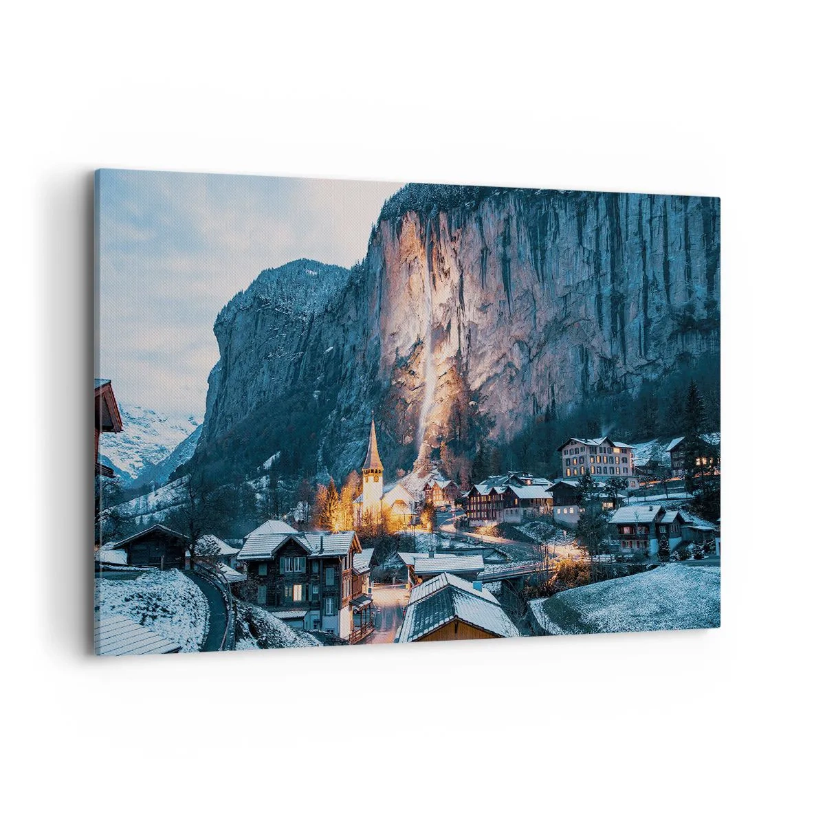 Tablou pe pânză - Spiritul luminos al iernii - 120x80 cm