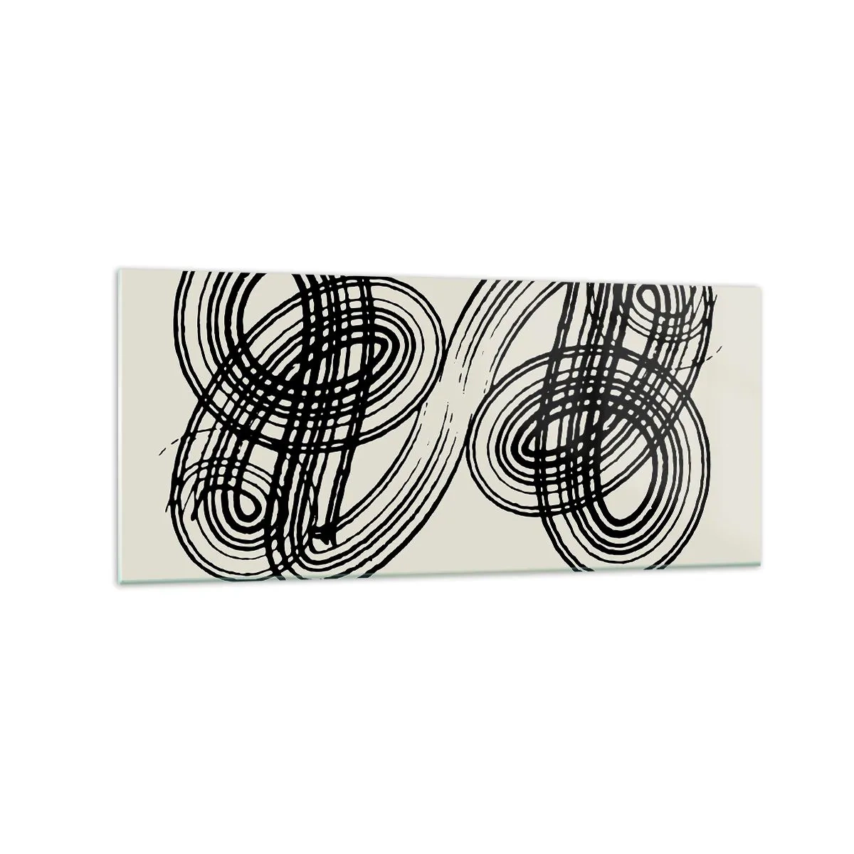 Tablou pe sticlă - A apărut spontan - 120x50 cm