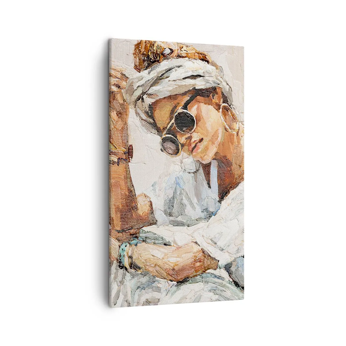 Tablou pe pânză - Portret în plin soare - 45x80 cm