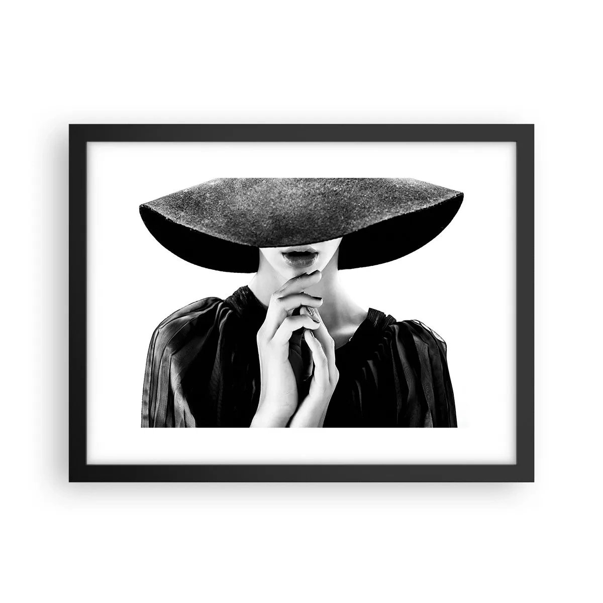 Poster în ramă neagră - Frumusețea ascunsă - 40x30 cm