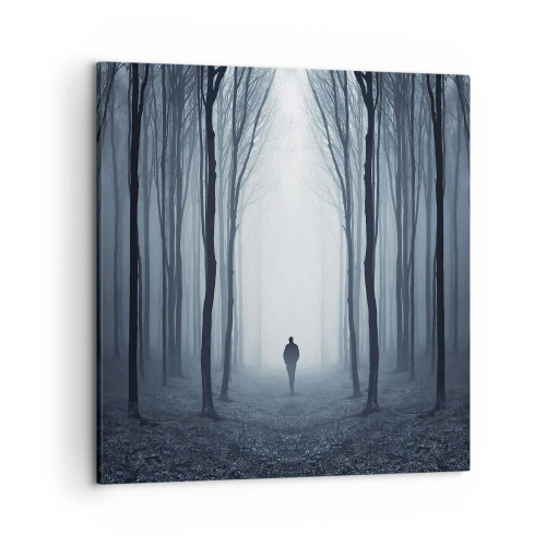 Tablou pe pânză - Și totul este simplu și clar - 50x50 cm