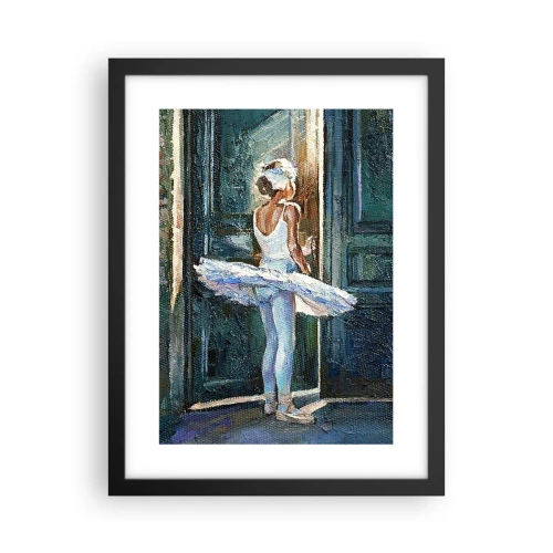 Poster în ramă neagră - Înainte de spectacol - 30x40 cm