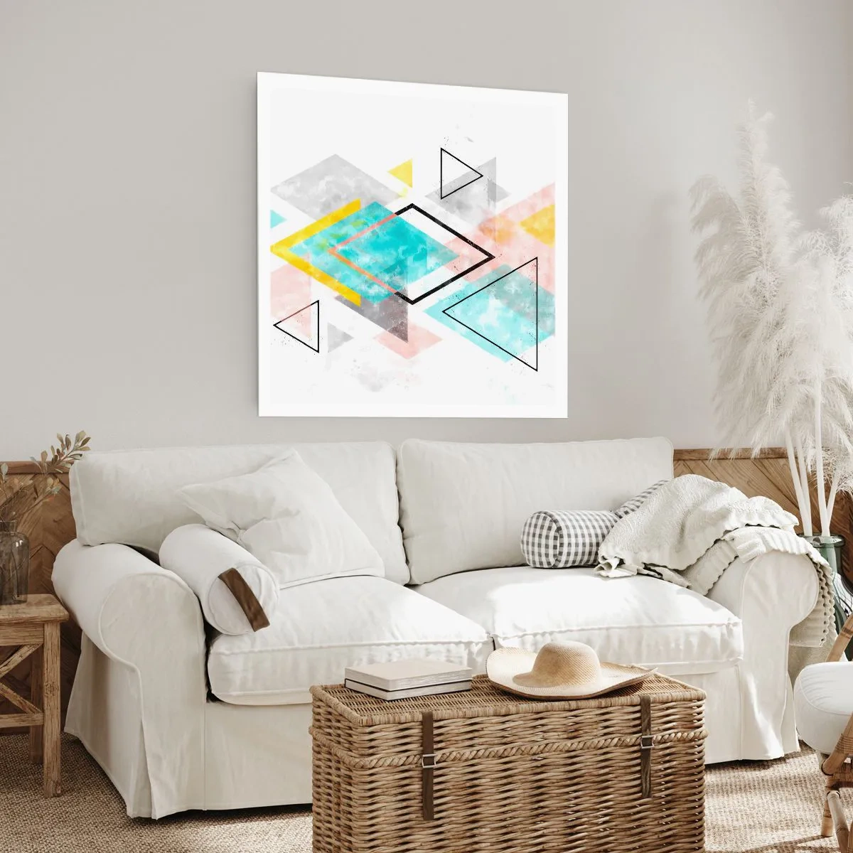 Poster - Joc geometric - 60x60 cm