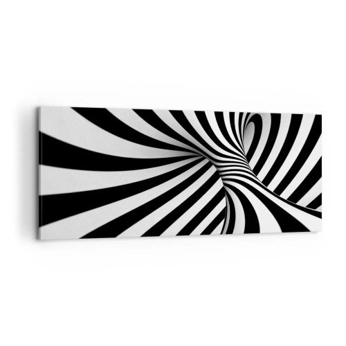 Tablou pe pânză - Compoziție: spațiul dansator - 100x40 cm