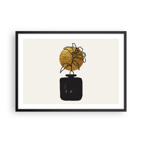 Poster în ramă neagră - Cât cântărește aurul? - 70x50 cm