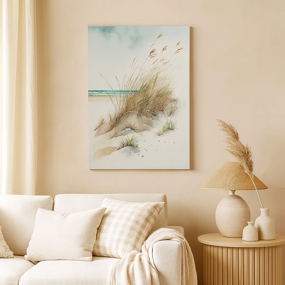 Tablou pe pânză - Înfășurate în nisip - 50x70 cm