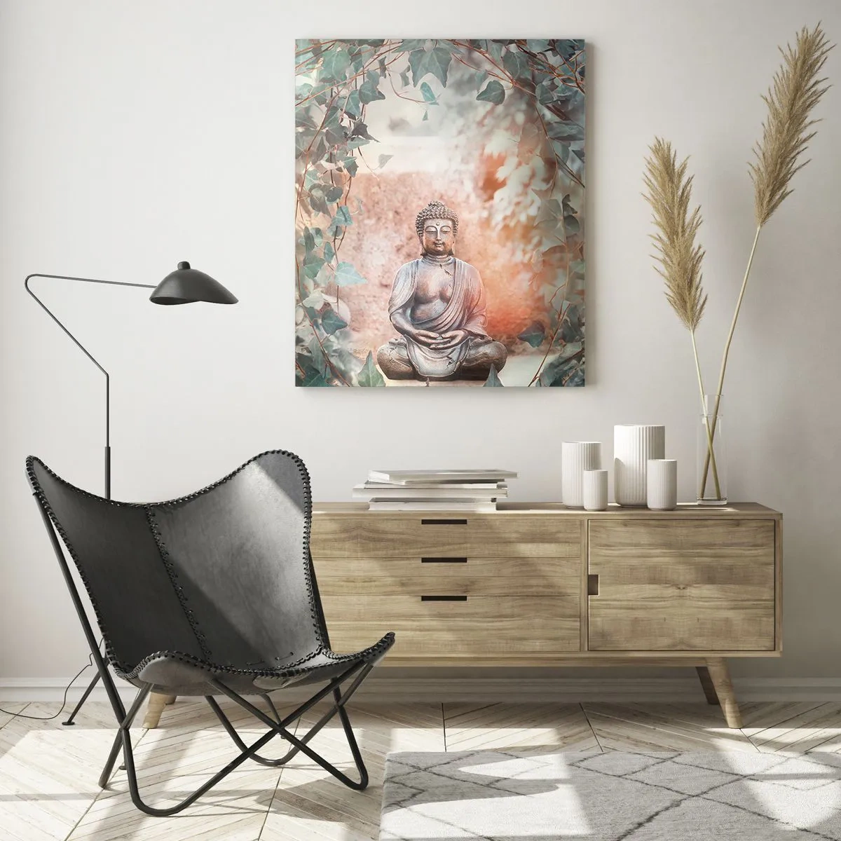 Tablou pe sticlă - Armonie veselă - 50x70 cm