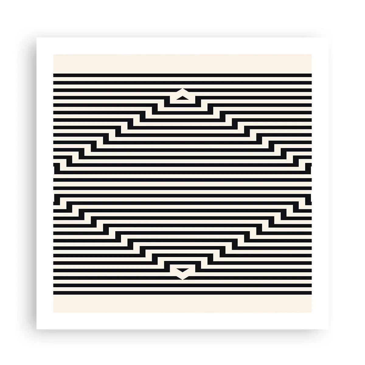 Poster - Iluzie geometrică - 60x60 cm