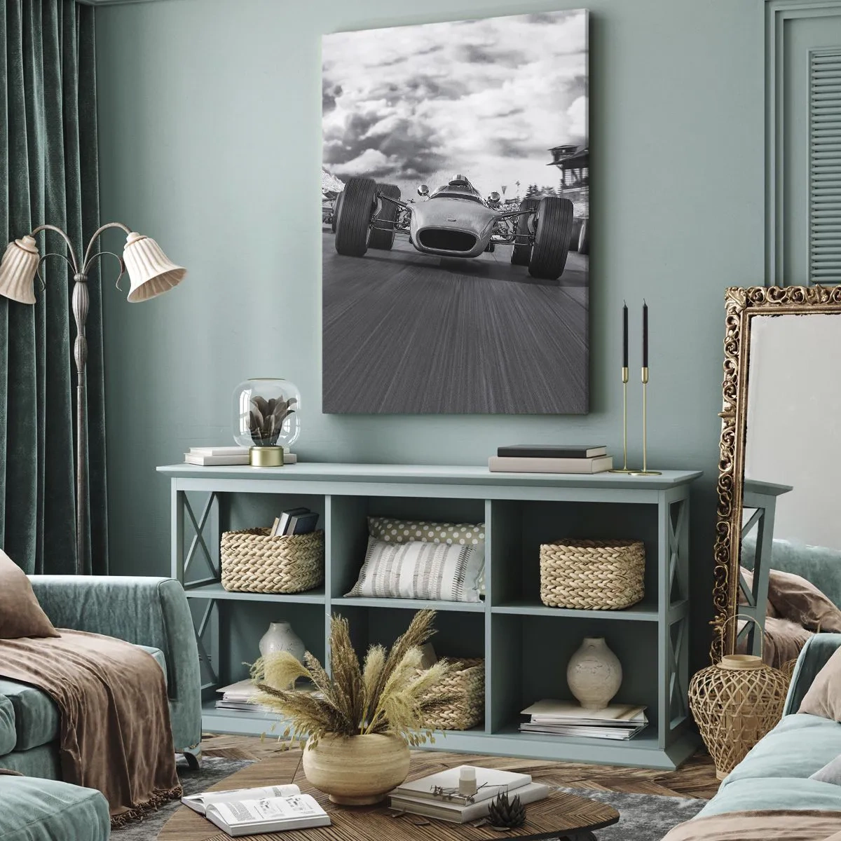 Tablou pe pânză - Cai putere! - 65x120 cm