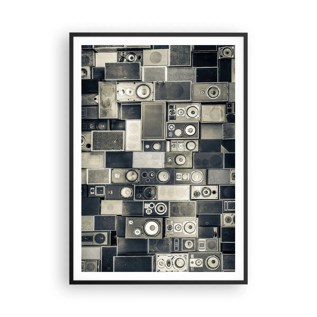 Poster în ramă neagră - Și totul este în regulă - 70x100 cm