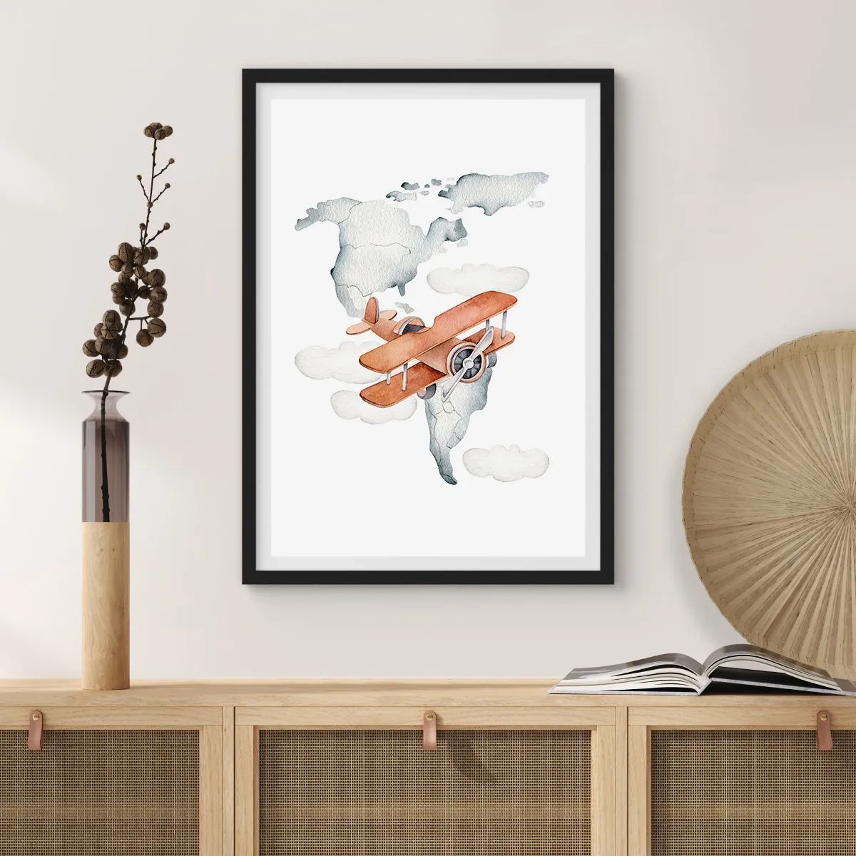 Poster în ramă neagră - În spirit de pionierat - 61x91 cm