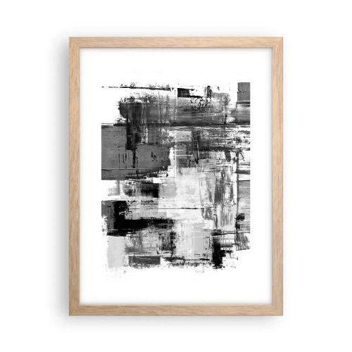 Poster în ramă de stejar deschis - Griul este frumos - 30x40 cm