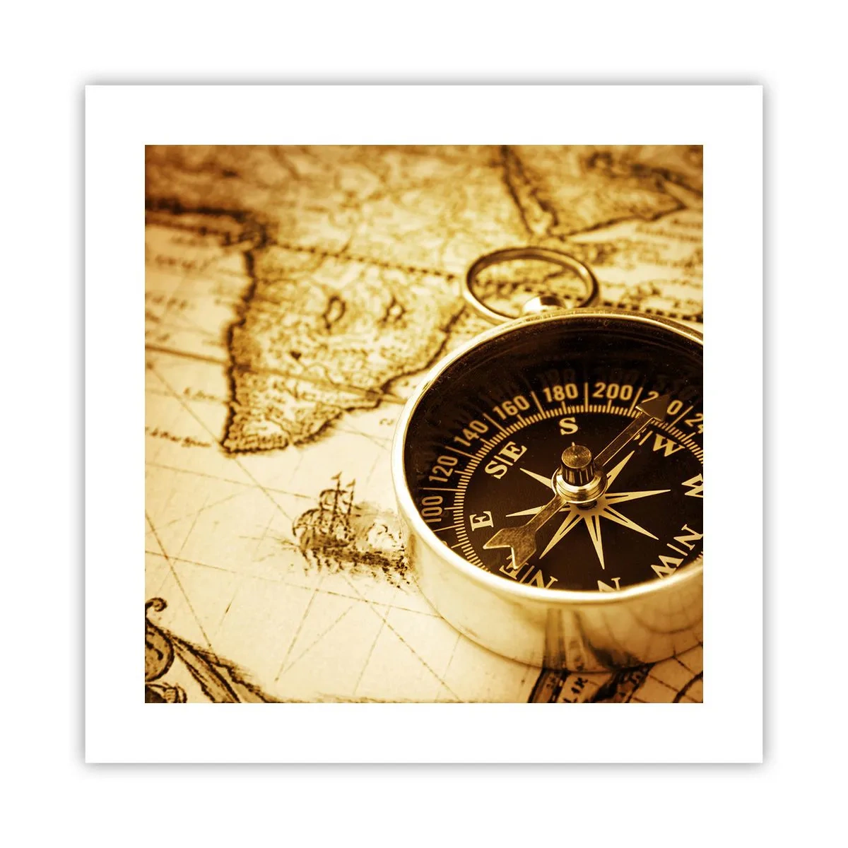 Poster - Est sau vest? - 40x40 cm