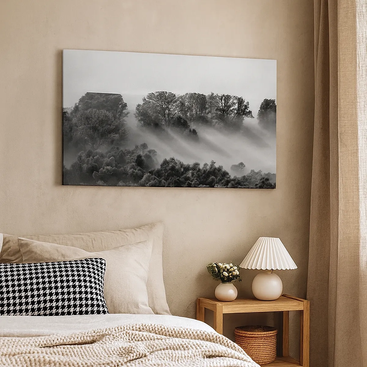 Tablou pe pânză - Trezindu-se din somn - 30x30 cm