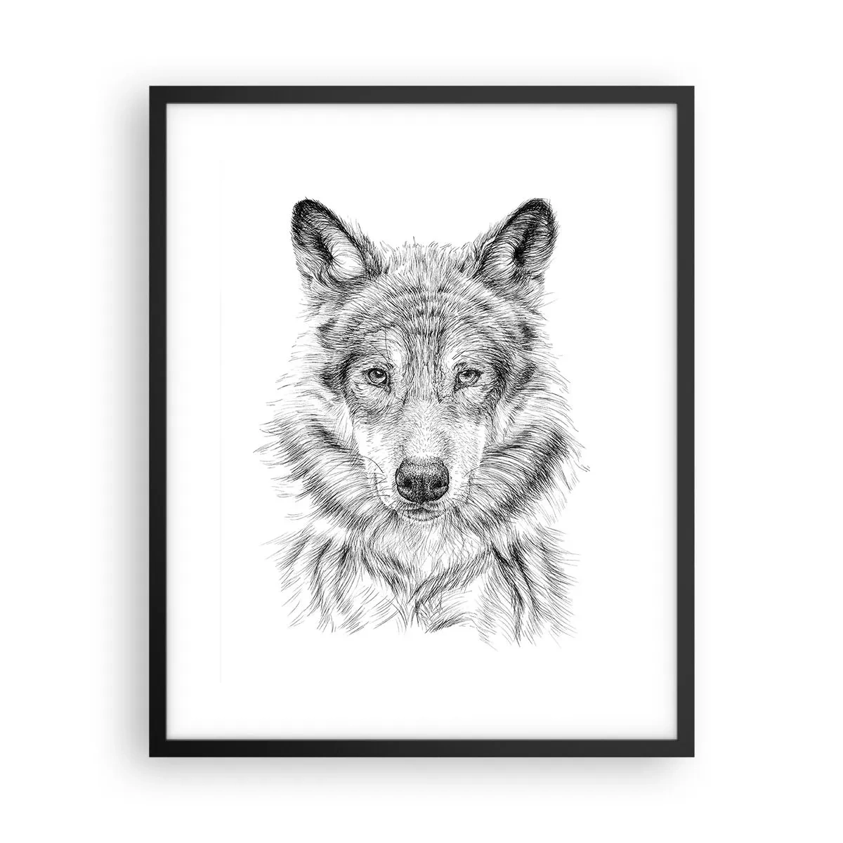 Poster în ramă neagră - Un lider înnăscut - 40x50 cm