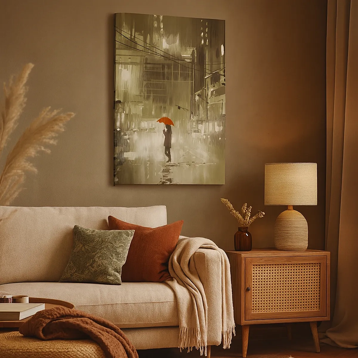 Tablou pe pânză - Singură, dar nu singuratică - 50x70 cm