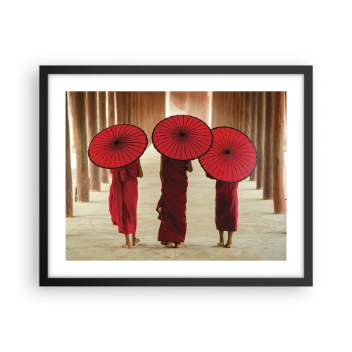 Poster în ramă neagră - Pe drumul spre Tărâmul Pur - 50x40 cm