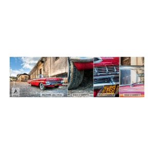 Mostră tapet Premium Sand - Emoții cubaneze - Automobile, Mașină, Cuba - 100x30 cm