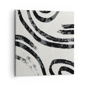 Tablou pe pânză - Pe jumătate oprit - 60x60 cm